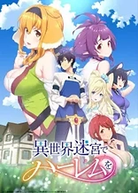 Poster for anime Harem in the Labyrinth of Another World