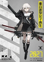 Poster for anime Heavily Armed High School Girls