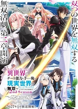 Poster for anime I Got a Cheat Skill in Another World and Became Unrivaled in The Real World, Too Season 2