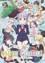 Poster for anime New Game!