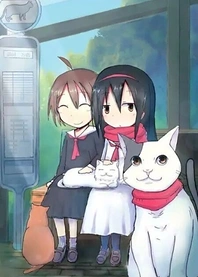 Poster for anime 2200-nen Neko no Kuni Nippon