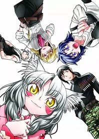 Poster for anime Ashiaraiyashiki no Juunin-tachi.