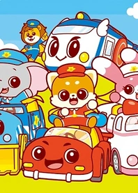 Poster for anime Go! Go! Vehicle Zoo