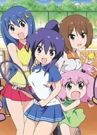 Poster for anime Ketsuekigata-kun! Featuring Yuri & Nasuno