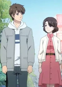 Poster for anime Kimi no Matsu Mirai (Basho) e