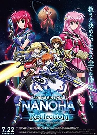 Poster for anime Magical Girl Lyrical Nanoha Reflection