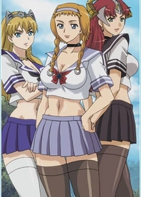 Poster for anime Queen's Blade: The Exiled Virgin
