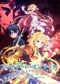 Poster for anime Sword Art Online: Alicization - War of Underworld