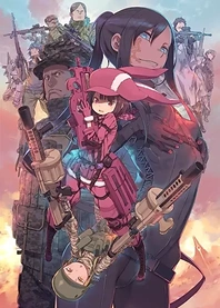 Poster for anime Sword Art Online Alternative: Gun Gale Online - Refrain