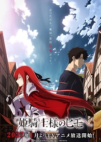 Poster for anime The Kept Man of the Princess Knight
