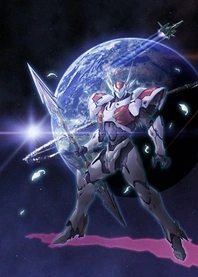 Poster for anime Uchuu no Kishi Tekkaman Blade II: Virgin Memory