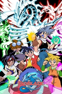 Poster for anime Beyblade