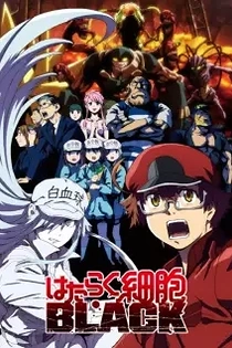 Poster for anime Cells at Work! CODE BLACK!
