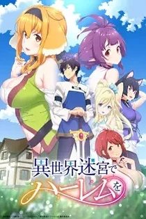 Poster for anime Harem in the Labyrinth of Another World
