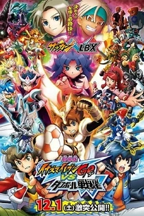 Poster for anime Inazuma Eleven Go vs. Danball Senki W Movie