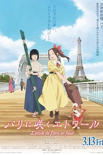 Poster for anime L'étoile de Paris en fleur