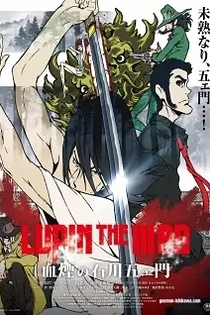 Poster for anime Lupin the Third: Goemon's Blood Spray