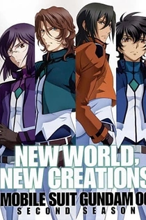 Poster for anime Mobile Suit Gundam 00: Second Season