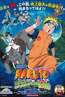 Poster for anime Naruto the Movie 3: Guardians of the Crescent Moon Kingdom
