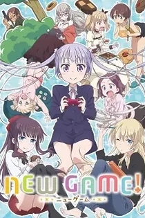 Poster for anime New Game!