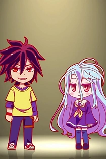 Poster for anime No Game, No Life: Zero - Manner Movie