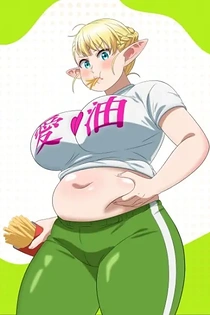 Poster for anime Plus-Sized Elf: Muffin Top Island/Calorie Lovers
