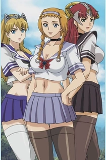 Poster for anime Queen's Blade: The Exiled Virgin