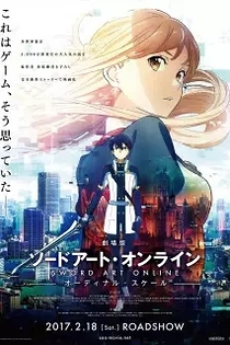 Poster for anime Sword Art Online the Movie: Ordinal Scale