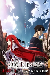 Poster for anime The Kept Man of the Princess Knight