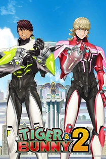 Poster for anime Tiger & Bunny 2 Part 2