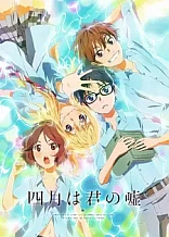 Poster for anime Your Lie in April
