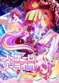 Poster for anime No Game, No Life