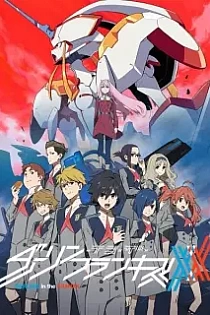 Poster for anime DARLING in the FRANXX