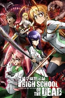 Poster for anime High School of the Dead